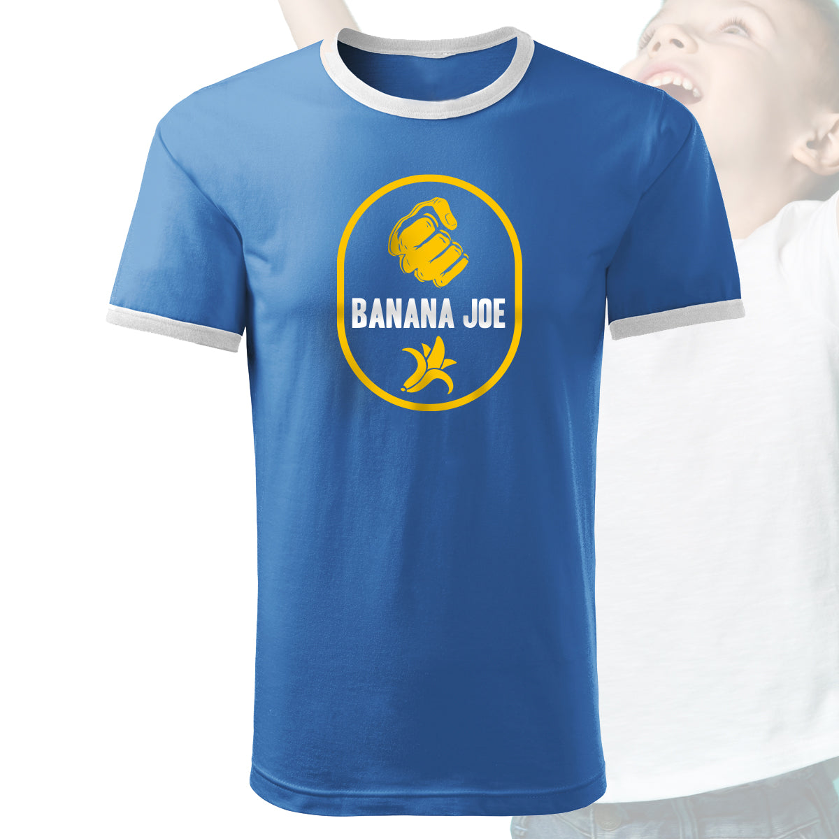 Kinder Banana Joe Original Premium Soccer Kontrast T-Shirt #2